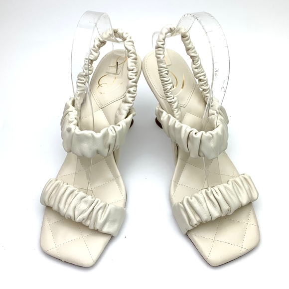 SAM EDELMAN Marlena Ruched Slingback Sandal sz 9.5 - Picture 9 of 12